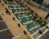 foosball table close up